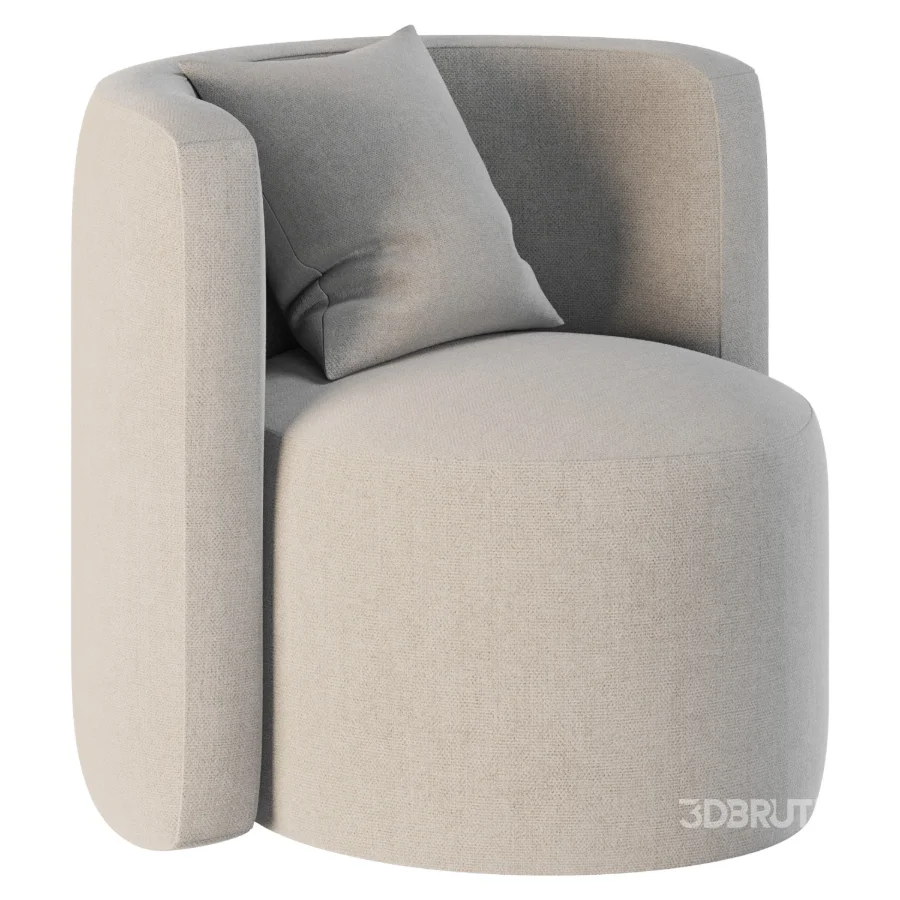 Beige Armchair Image 1