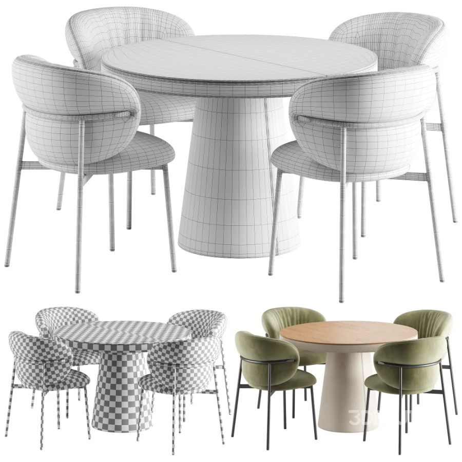Rutte Flow Chair Lagen Dining Table Image 7