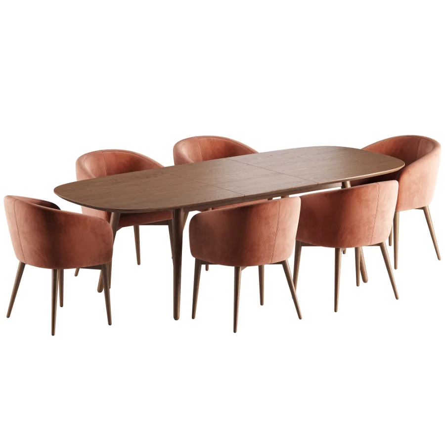 Torino Chair Fjord Dining Table Image 5