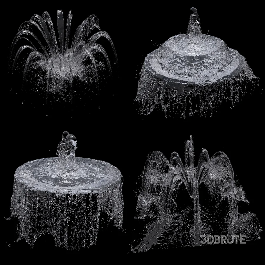 Water Splash & Fountain Collection 02 Image 1