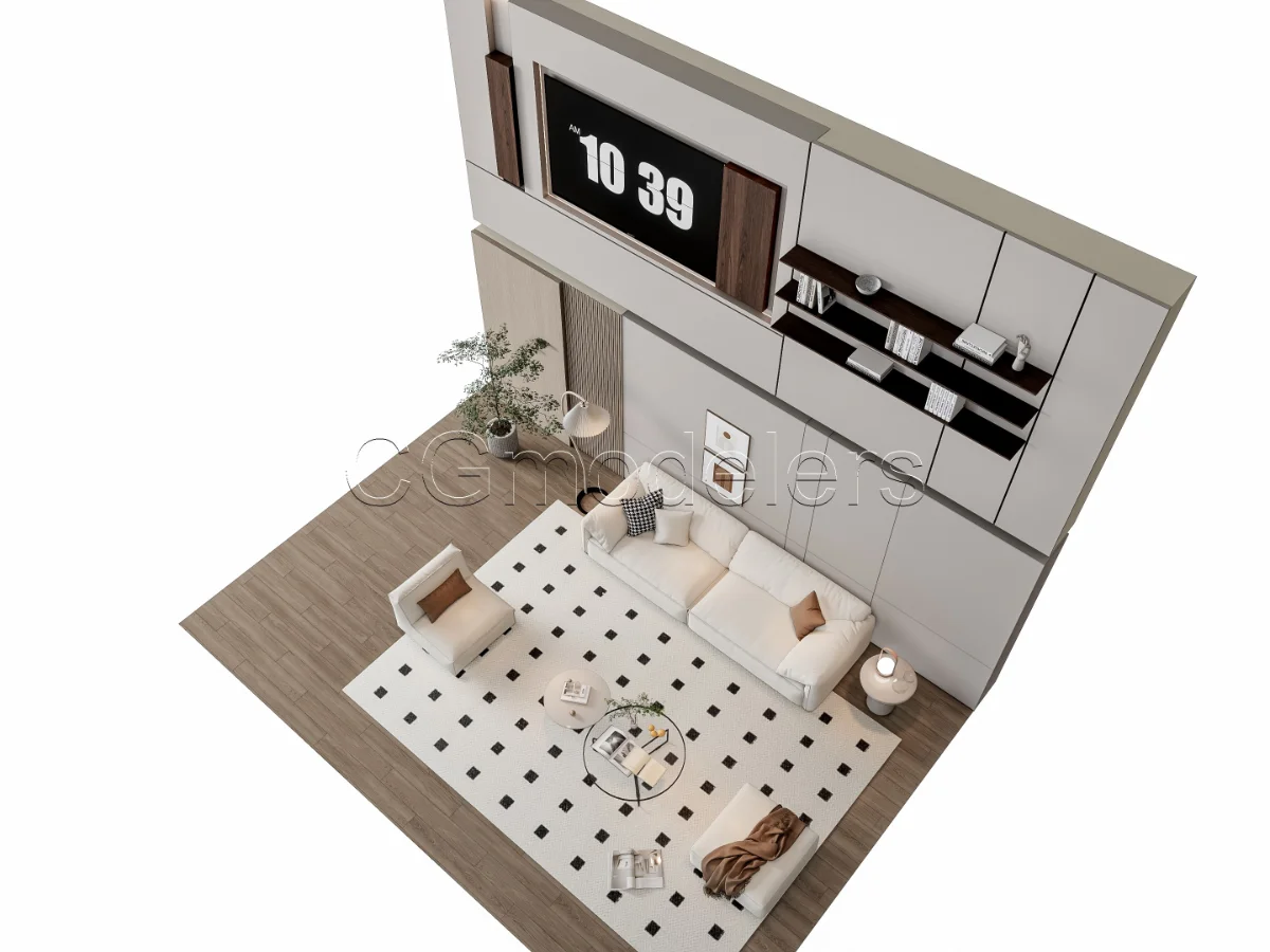 MODERN LUXURY LIVING ROOM SET 14 Image 4