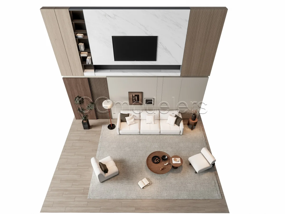 MODERN LUXURY LIVING ROOM SET 8 Image 16