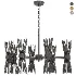 Skyla Brass Chandelier - Thumbnail 4