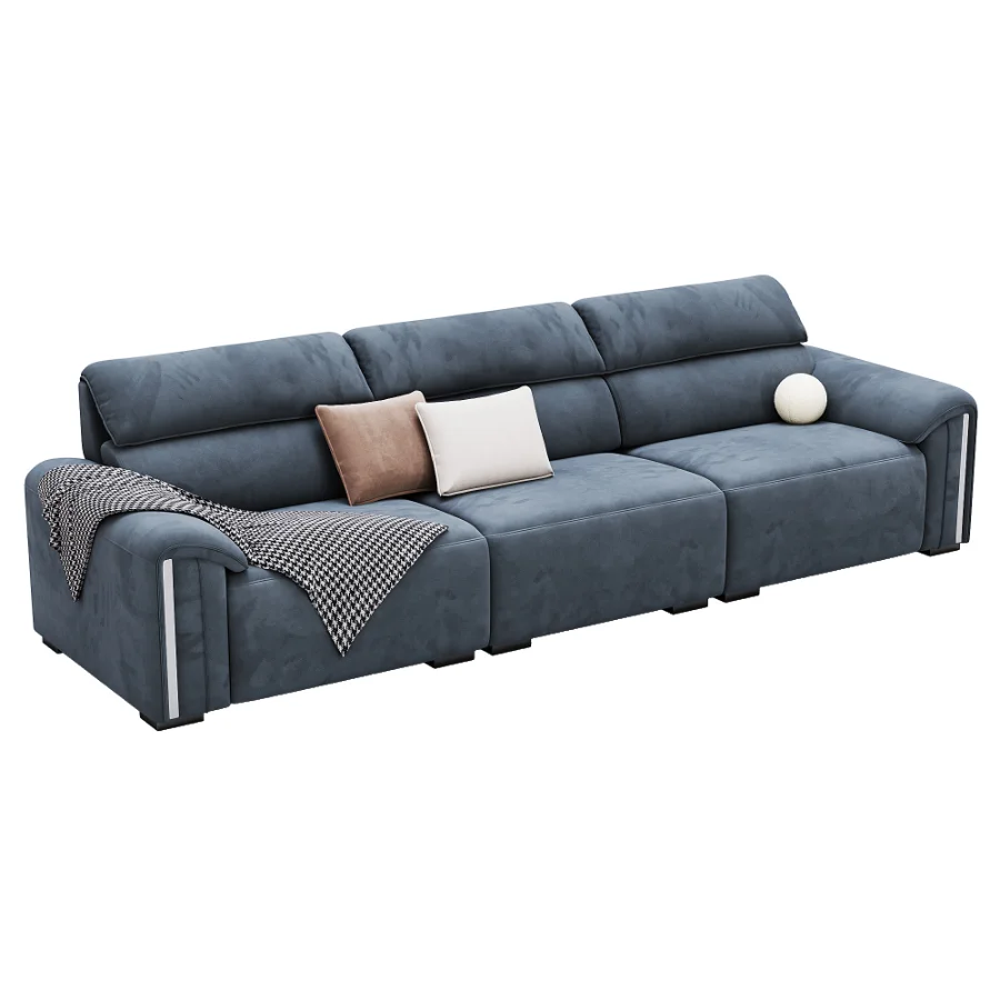 Modern Three Seater Sofa 02 Image 1