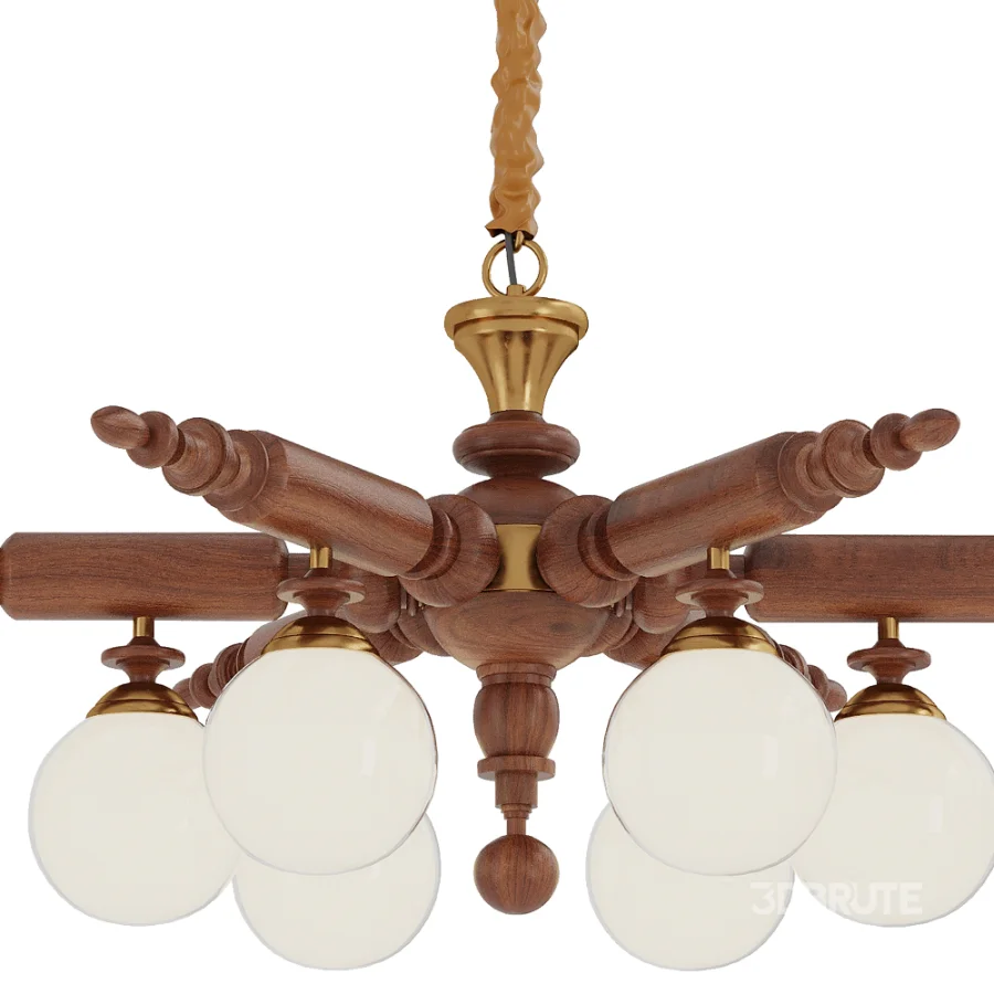 Modern Rotating Stick Chandelier Image 3