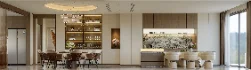 Modern villa living room and dining room interior - Thumbnail 3