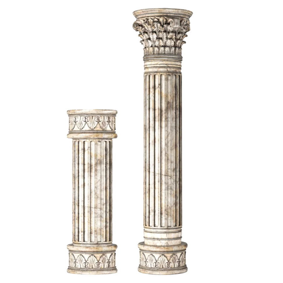 Luxury Corinthian Column Set 03 Image 4