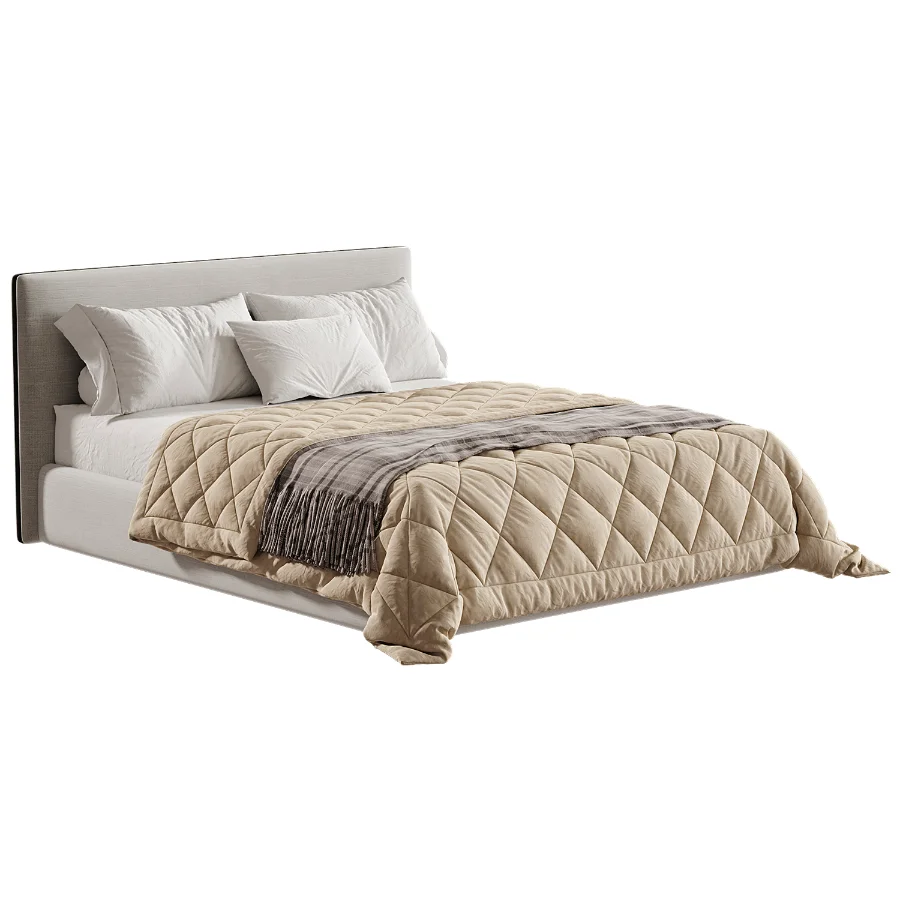 Ribbon Fabric Bed Image 1