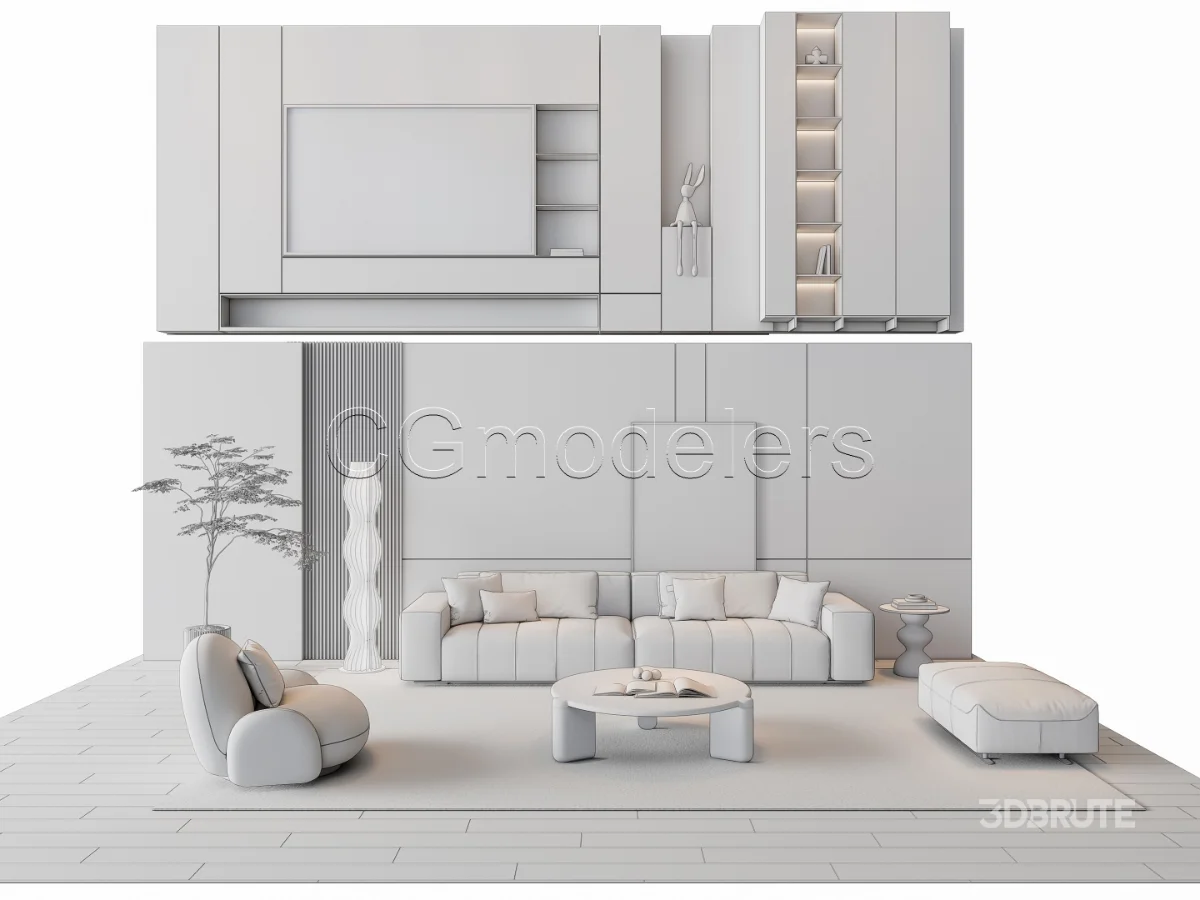 MODERN LUXURY LIVING ROOM SET 15 Image 6