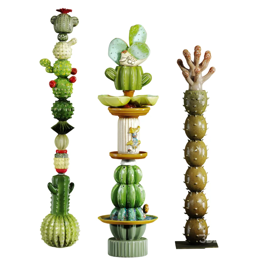 Cactus Sculpture set Image 2