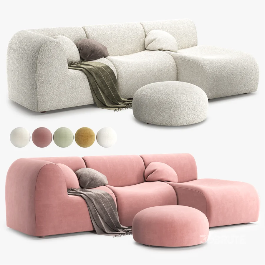 Curved Modular Sectional Image 2