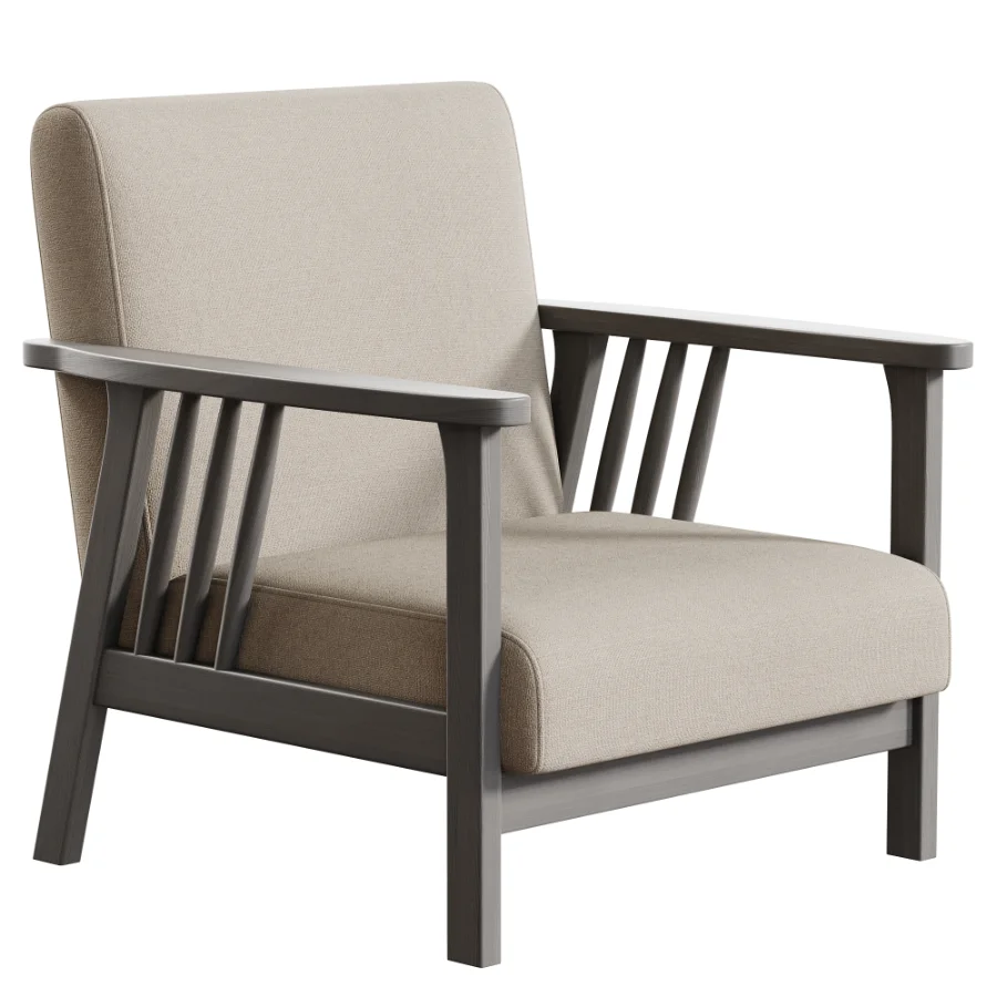 Modern Simple Style Arm Chair Image 2
