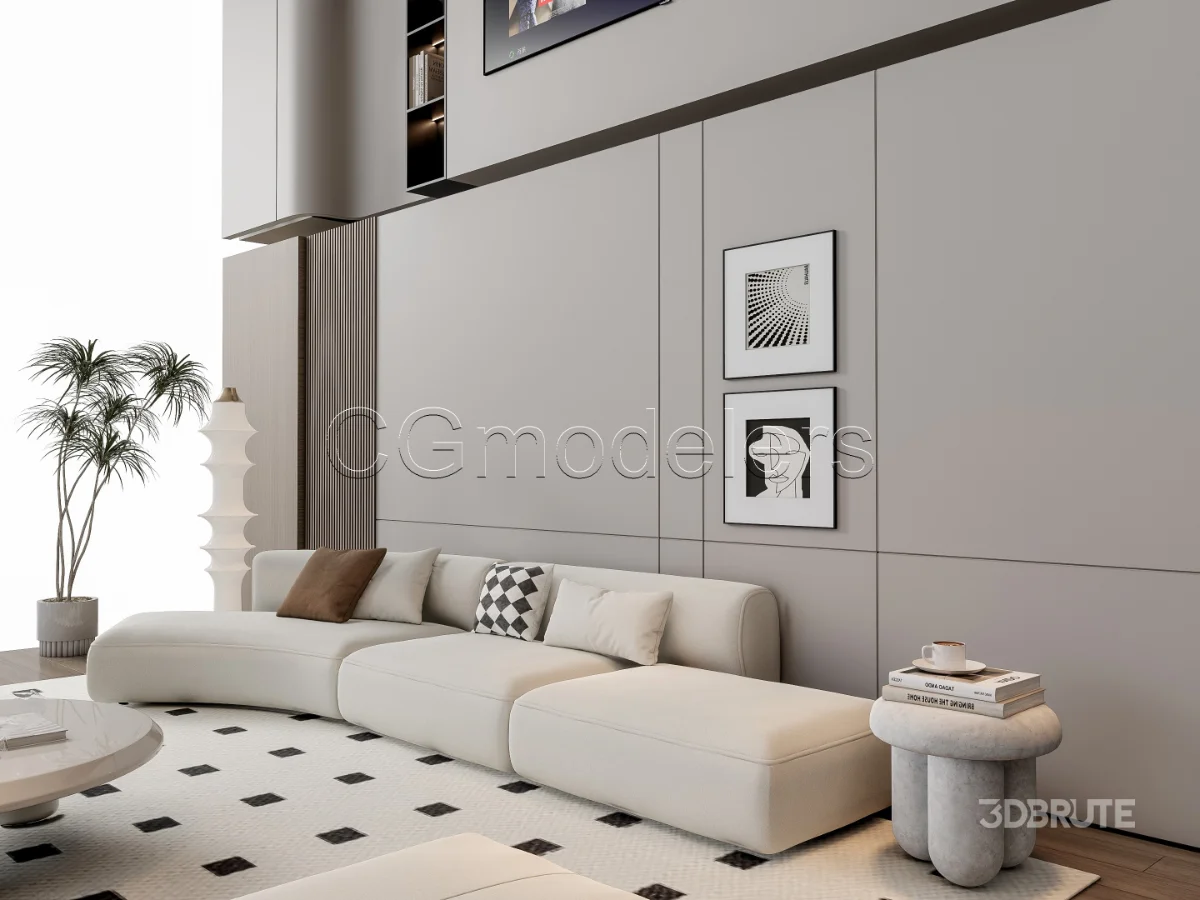 MODERN LUXURY LIVING ROOM SET 11 Image 14