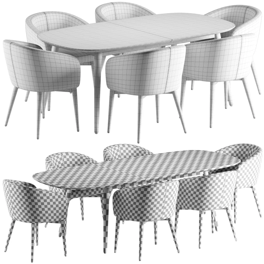 Torino Chair Fjord Dining Table Image 7