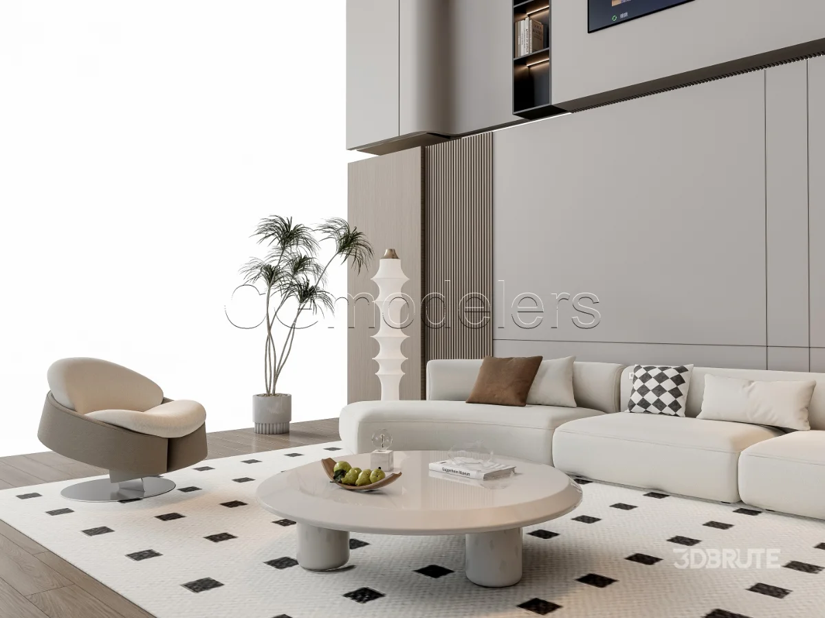 MODERN LUXURY LIVING ROOM SET 11 Image 11