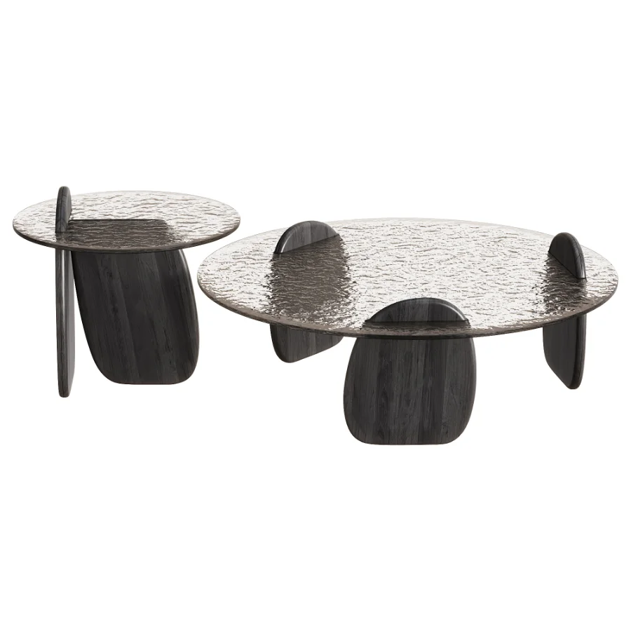 Shark Coffee Tables set by Roche Bobois Image 1