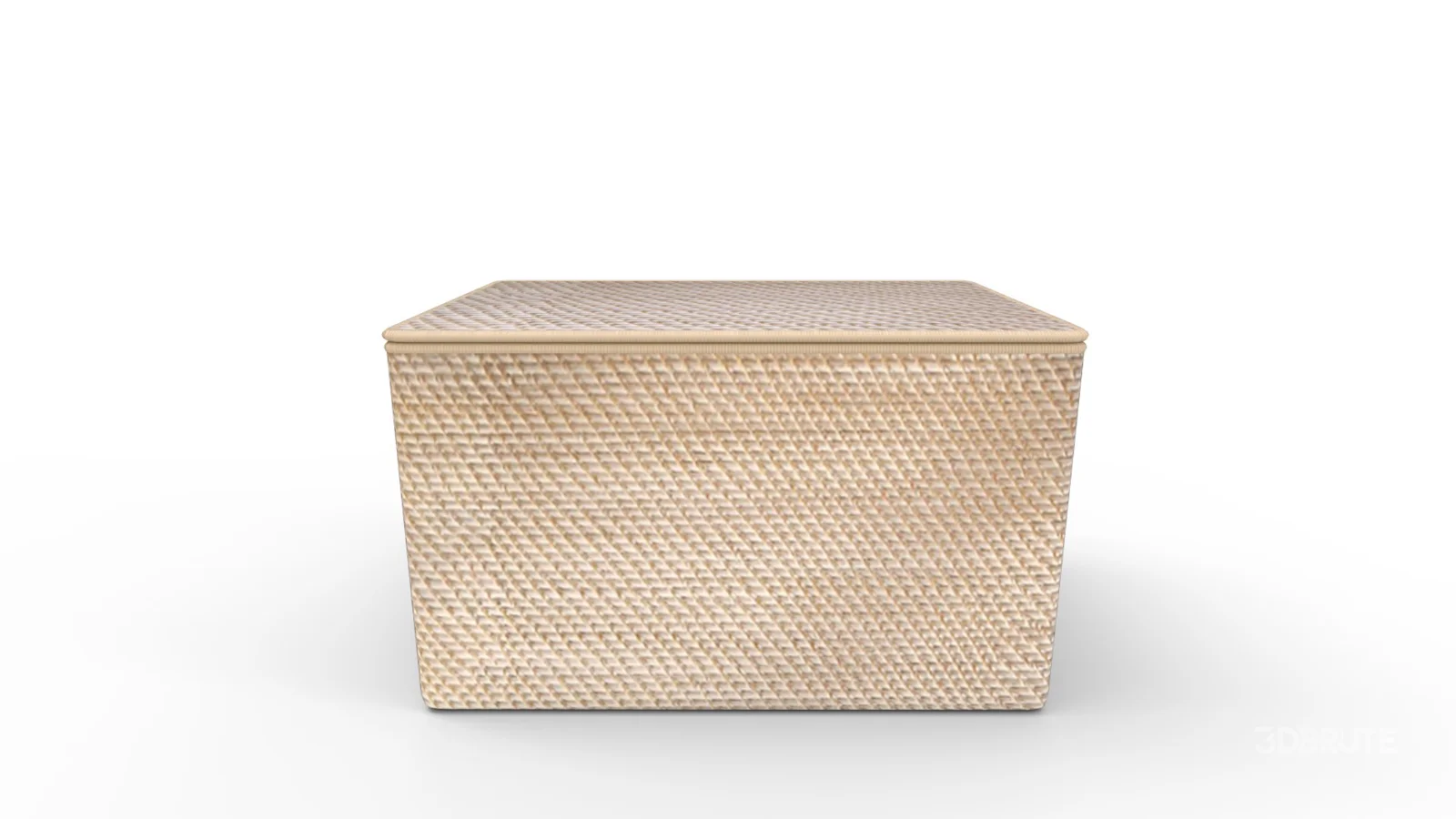 Modern Weave Lidded Storage Basket Image 9