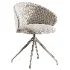 Tuka Upholstered Swivel Chair - Thumbnail 3