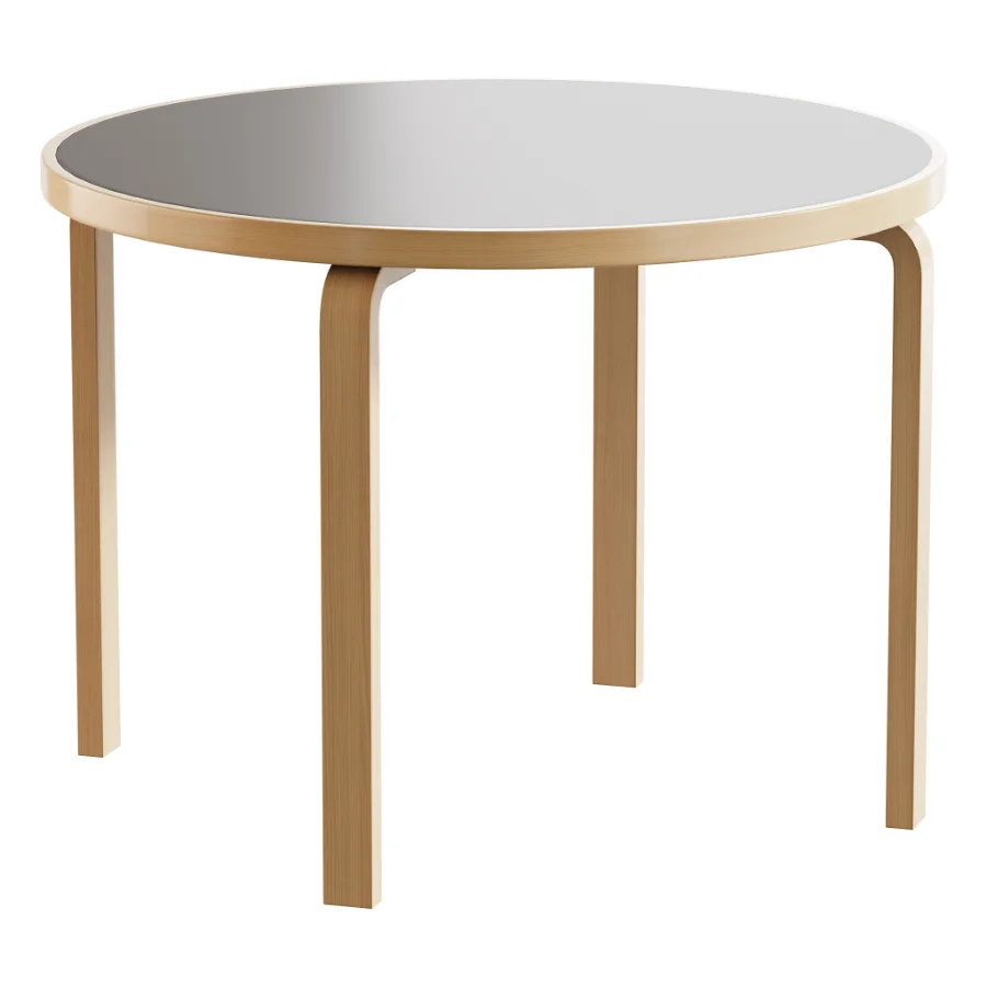 Artek Alvar Aalto Round Table 90A Image 2