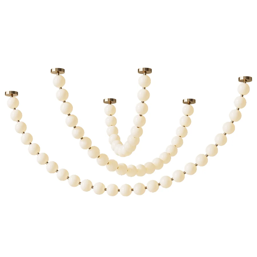 Pearl Necklace Chandelier Image 2