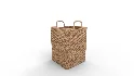Modern Weave Tall Handle Basket - Thumbnail 2