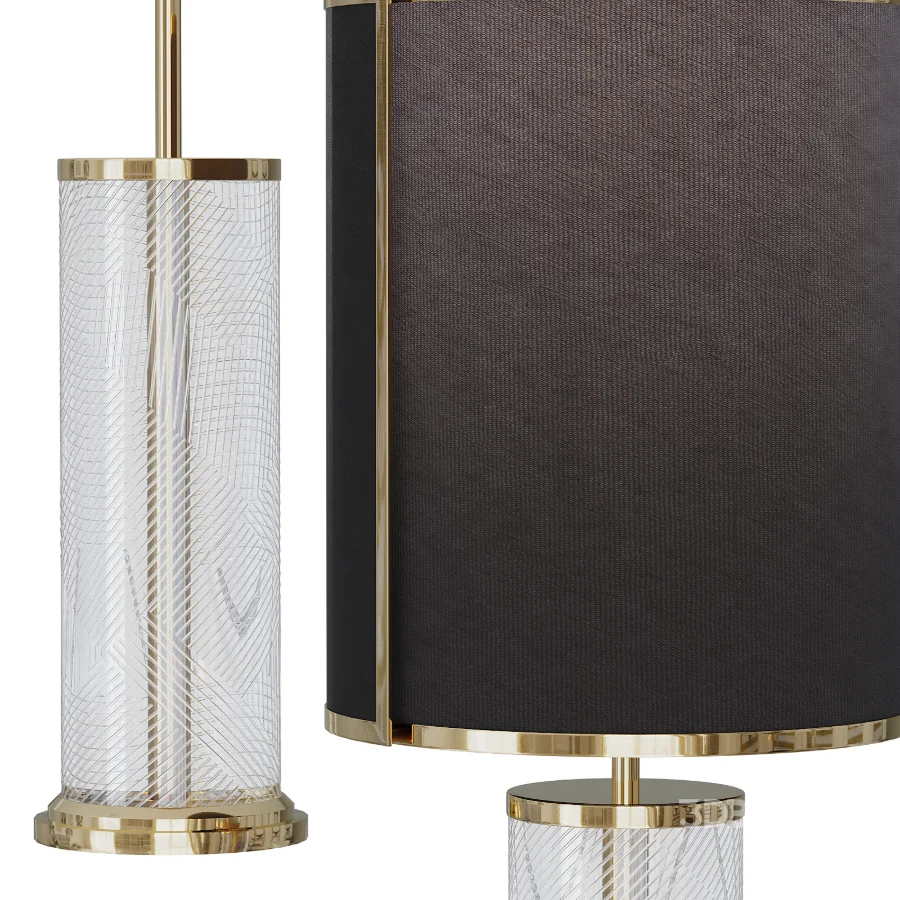 Nautilus Roma Crystal Table Lamp Image 3