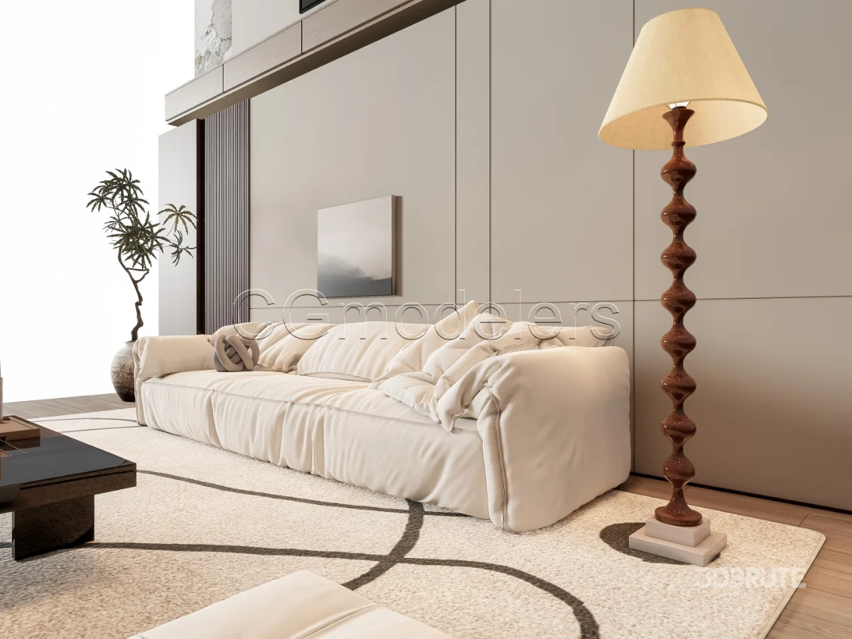 MODERN LUXURY LIVING ROOM SET 7 Image 8