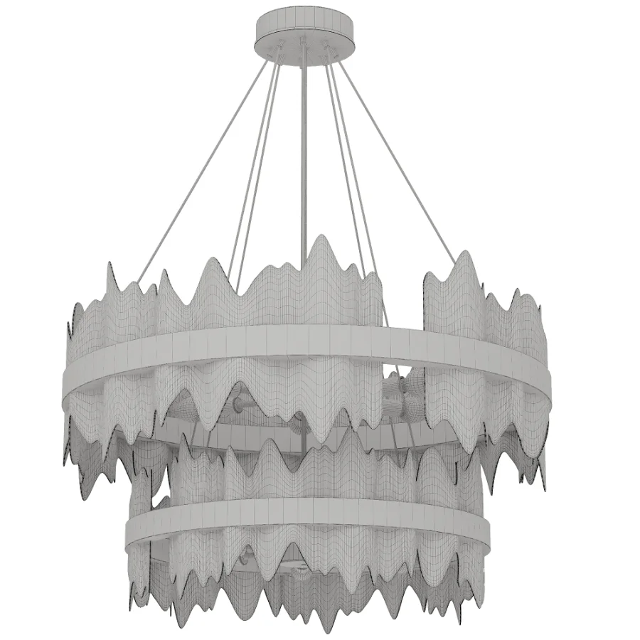 Verda Modern Circular Chandelier Image 2