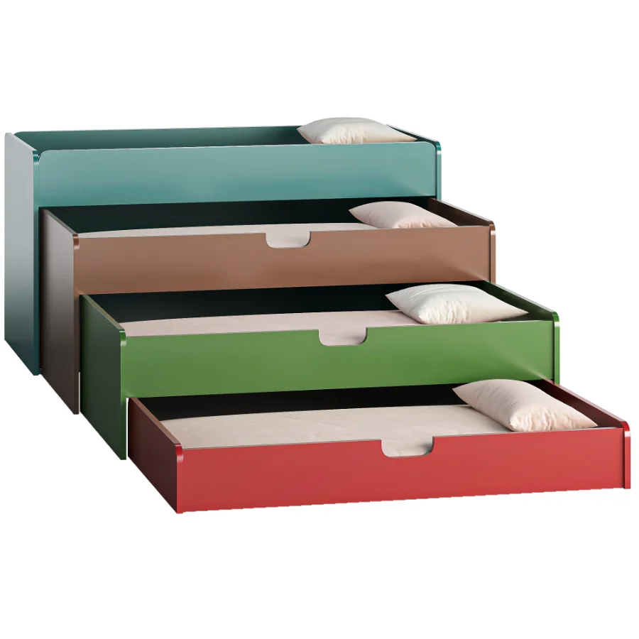 Foldable Kids Bunk Bed Image 2