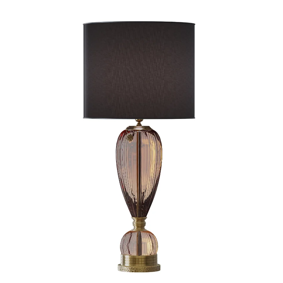 Boccadoro pearl-gold crystal table lamp Image 2