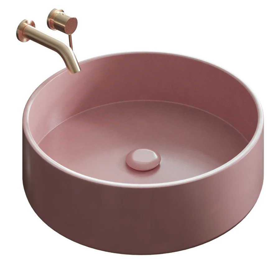 Pink Countertop Sink Image 1