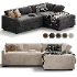 Clara Slim Arm Sleeper Sectional - Thumbnail 5