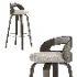 Shelly Swivel counter and bar Stool - Thumbnail 3