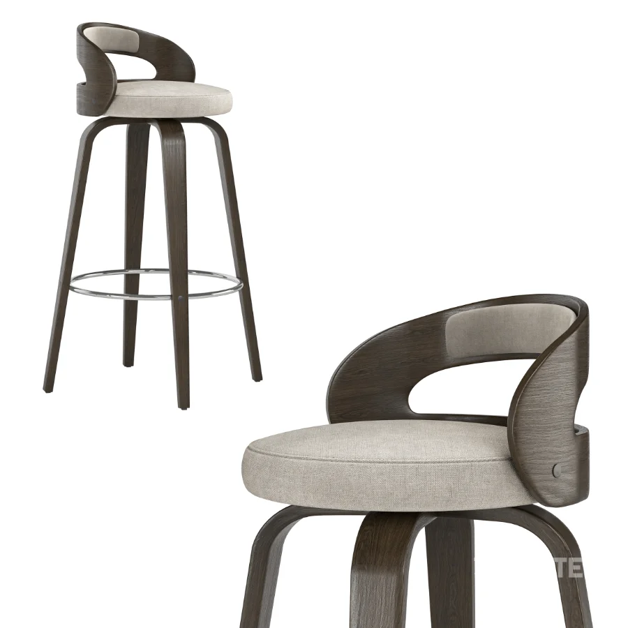 Shelly Swivel counter and bar Stool Image 3