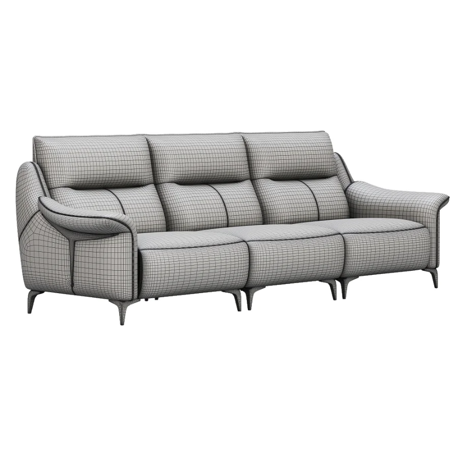 Modern Three Seater Sofa Image 2