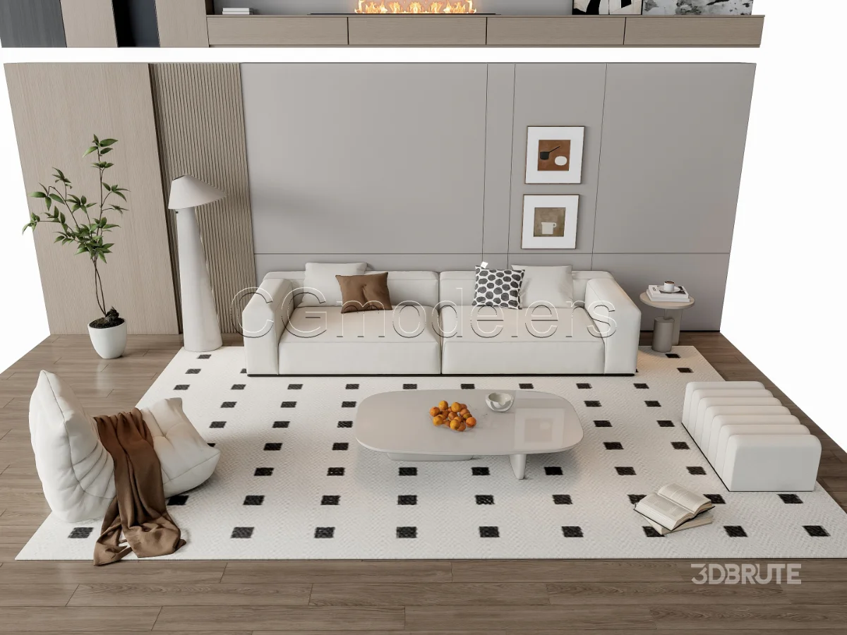 MODERN LUXURY LIVING ROOM SET 17 Image 10