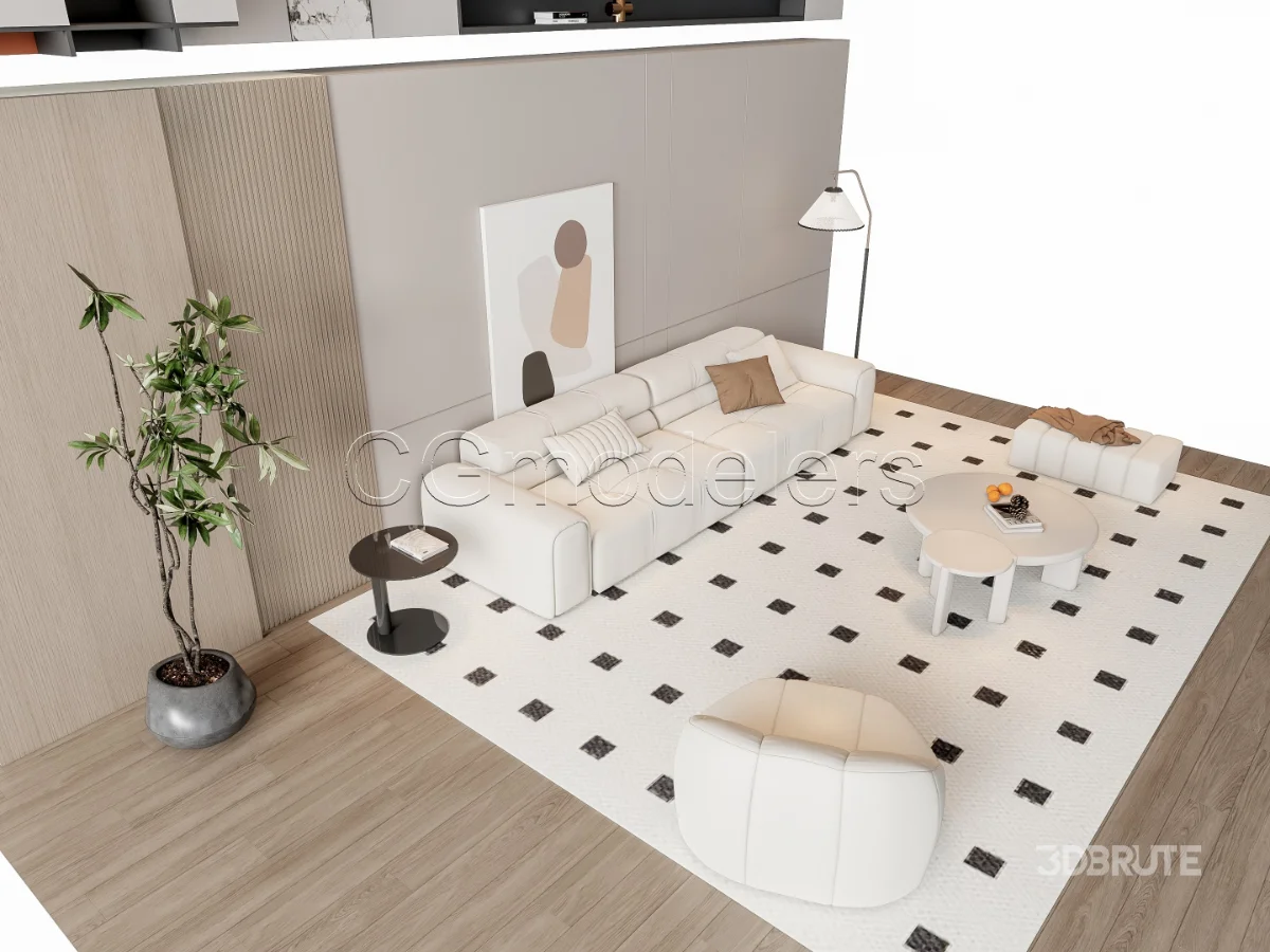 MODERN LUXURY LIVING ROOM SET 9 Image 17