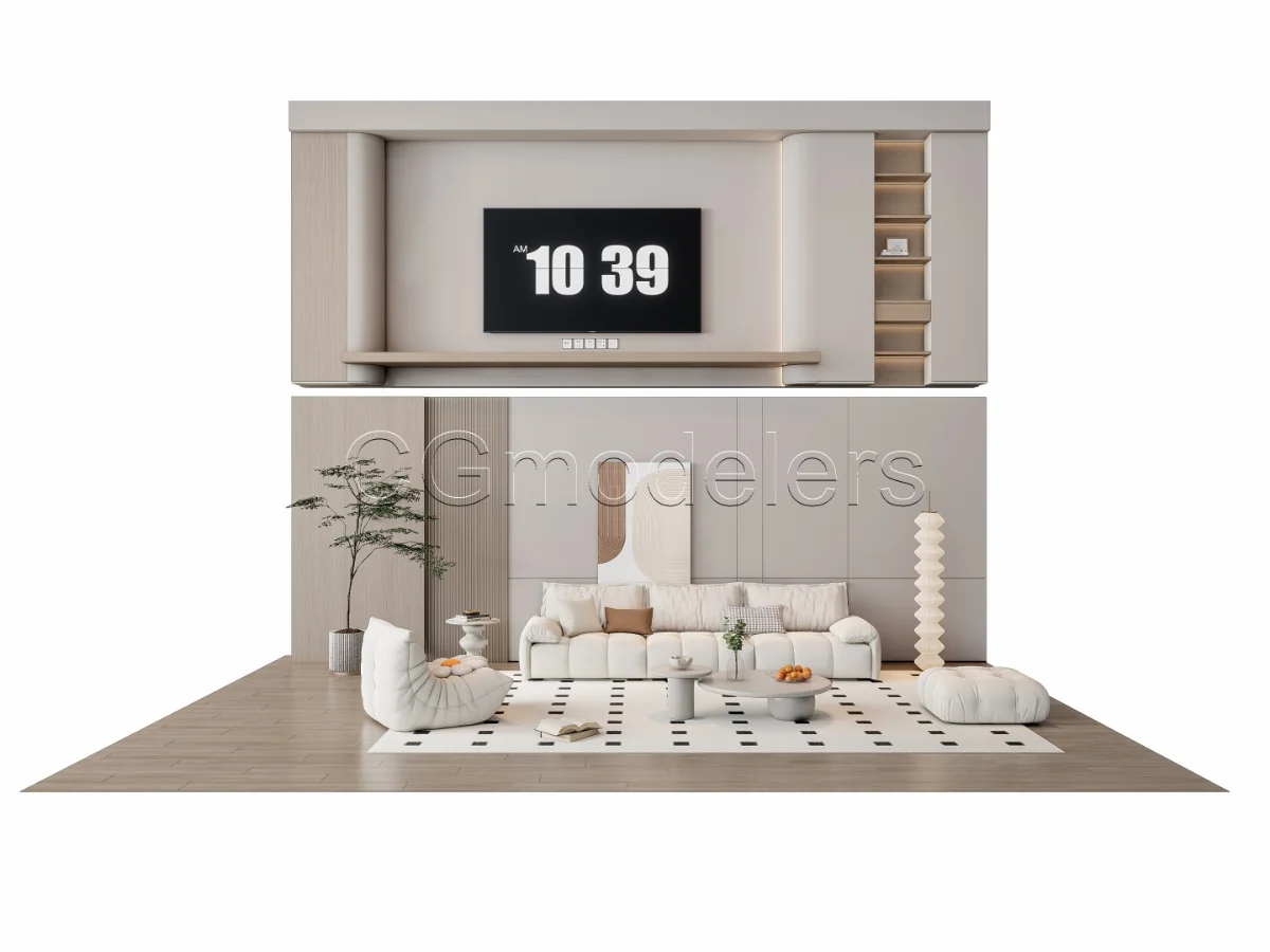 MODERN LUXURY LIVING ROOM SET 10 Image 5
