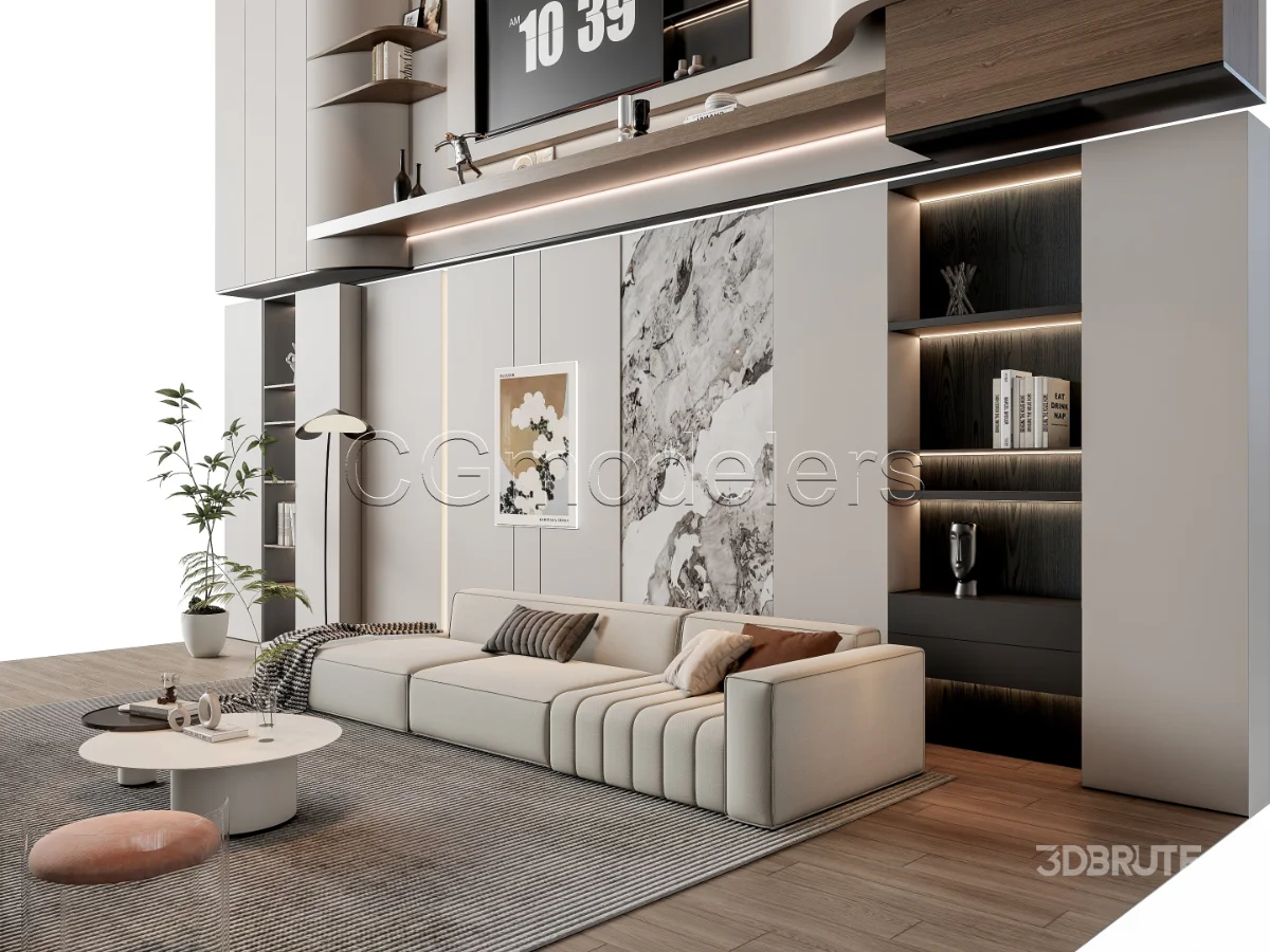 MODERN LUXURY LIVING ROOM SET 13 Image 11