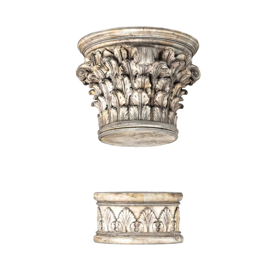 Luxury Corinthian Column Set 03 Image 1