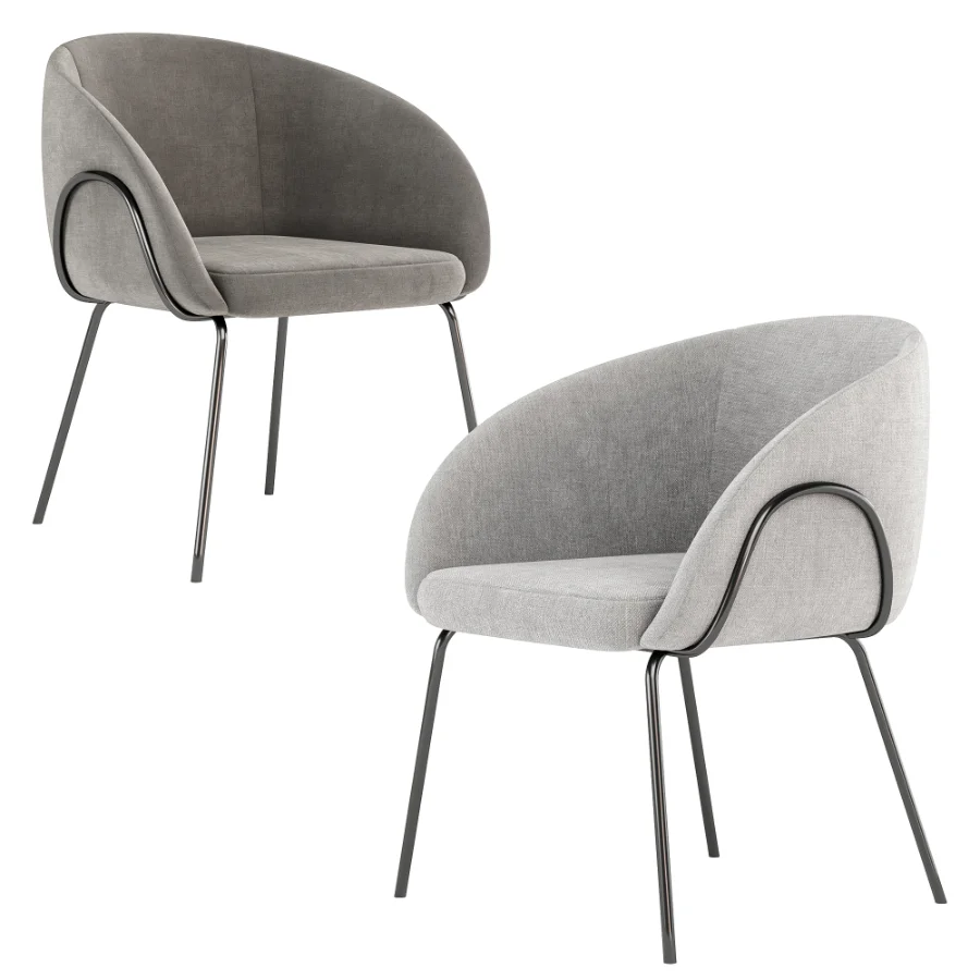 Xander Fabric Dining Chair Image 1