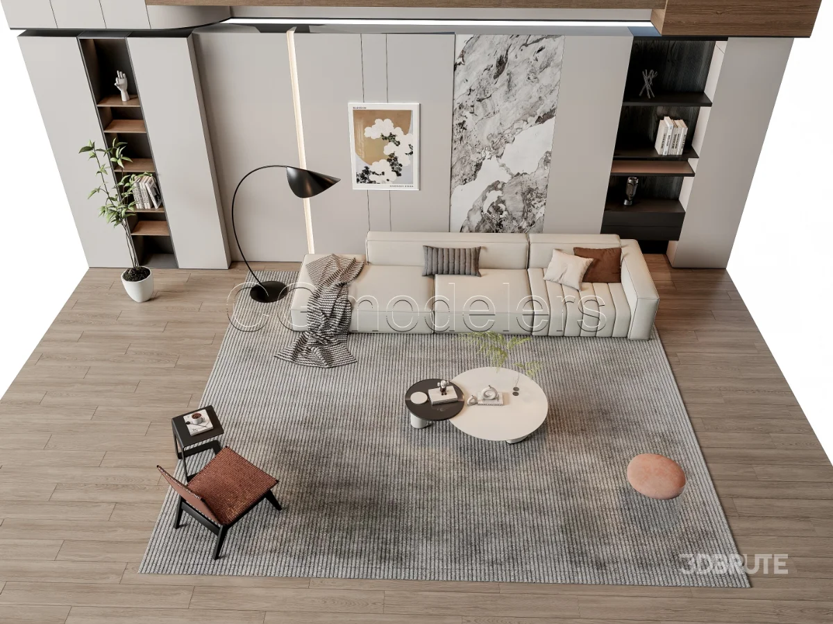 MODERN LUXURY LIVING ROOM SET 13 Image 10