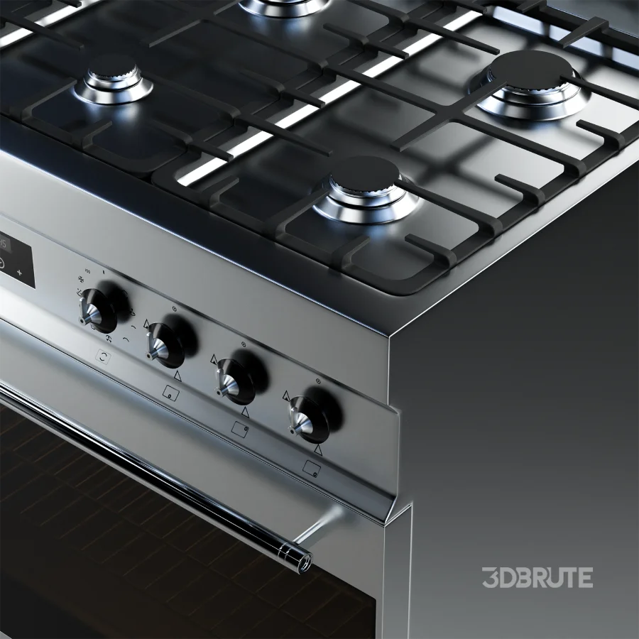 SMEG Freestanding Gas Range Cooker Image 2