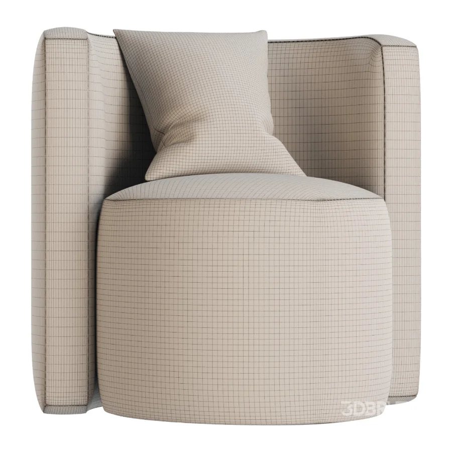 Beige Armchair Image 2