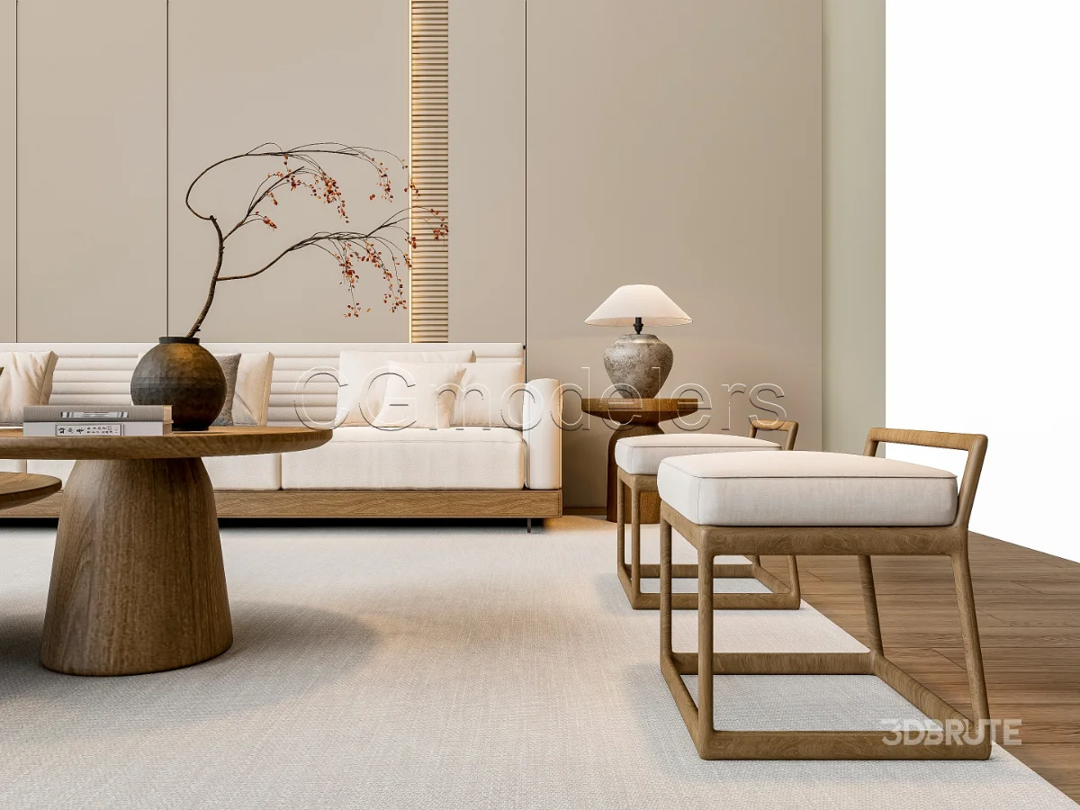 MODERN LUXURY LIVING ROOM SET 2 Image 13