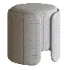 Taks White Pouf - Thumbnail 2