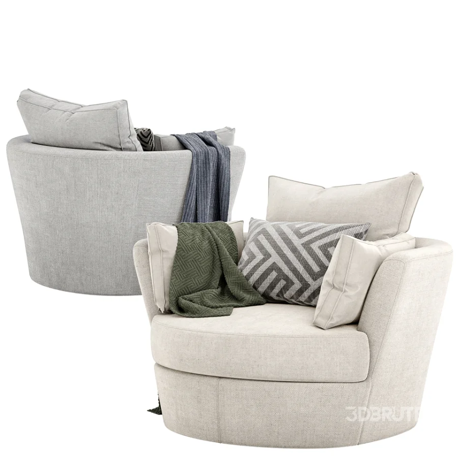 Molly swivel armchair Image 2
