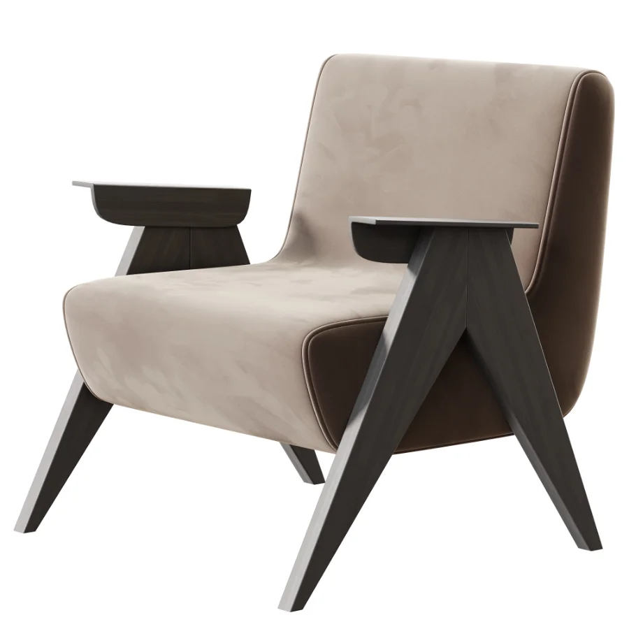 Casual White Lemon Color Emerald Green Arm Chair Image 3