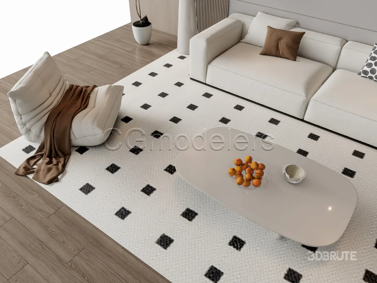 MODERN LUXURY LIVING ROOM SET 17 Image 5