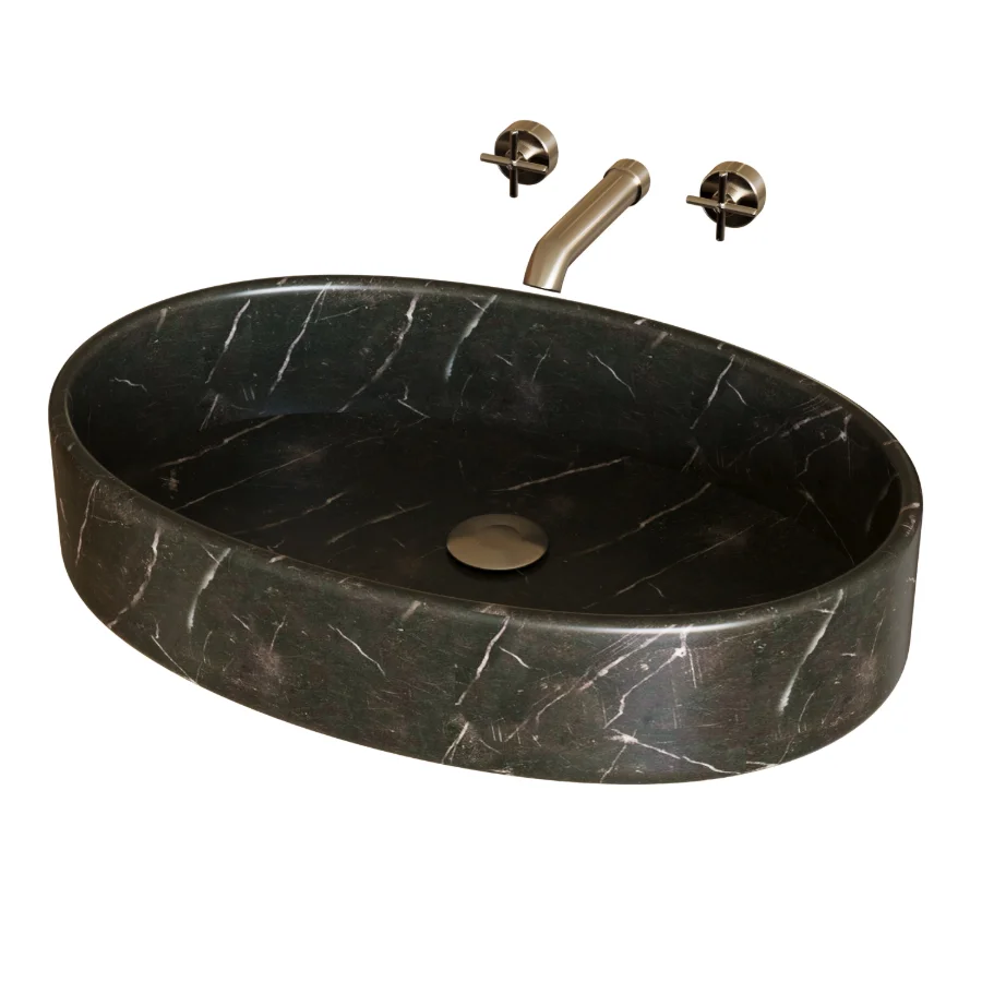 Black Countertop Sink Image 2